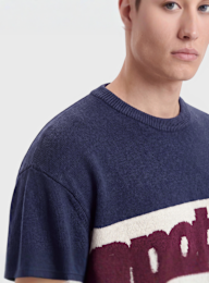 Another Cotton Lab, Another Knit Sweater, blue, Image 3 of 4