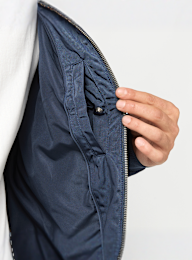 New Era, MLB Collared Jacket, blue, Image 6 of 7