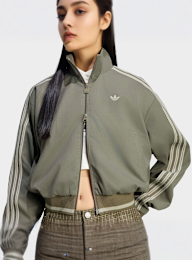adidas Originals, Firebird Track Top, grey, Image 3 of 5
