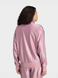 adidas Originals, Metallic Firebird Loose Track Top, light pink, Image 2 of 5