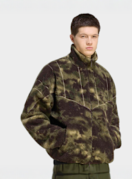 adidas Originals, Camo Polarfleece Track Top, camouflage, Image 1 of 5