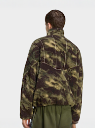 adidas Originals, Camo Polarfleece Track Top, camouflage, Image 2 of 5