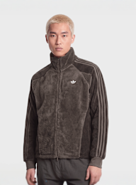 adidas Originals, Winter Fleece Jacket, brown, Image 1 of 4