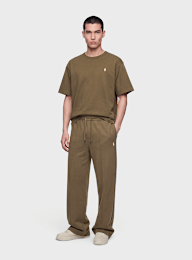 Polo Ralph Lauren, KNIT-WIDE LEG-PANTS luggage brown/c1730, brown, Image 4 of 4