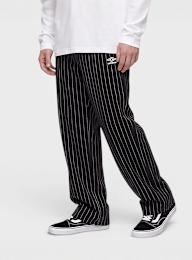 Umbro, Pinstripe Relaxed Pant, black, Image 1 of 4