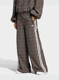 adidas Originals, Loose Check Trackpant, brown, Image 1 of 5