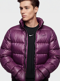 Nike, NRG CS Puffer Jacket, purple, Image 3 of 4