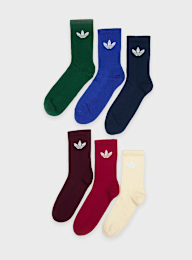 adidas Originals, 6 PACK - 3S CREW S  white, multi-colour, Image 1 of 2