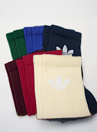 adidas Originals, 6 PACK - 3S CREW S  white, multi-colour, Image 2 of 2