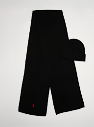 Polo Ralph Lauren, HATSCARFGBOX-COLD WEATHER-HAT POLO BLACK, black, Image 2 of 3
