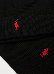 Polo Ralph Lauren, HATSCARFGBOX-COLD WEATHER-HAT POLO BLACK, black, Image 3 of 3