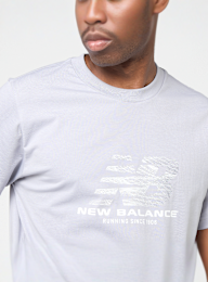 New Balance, Running Lines T-Shirt, blue, Image 3 of 4
