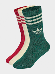 adidas Originals, 6 PACK - 3 Stripes Crew, multi-colour, Image 1 of 4