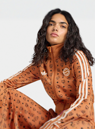 adidas Originals, adidas x FC Bayern x MCM Track Top, Orange, Image 3 of 5