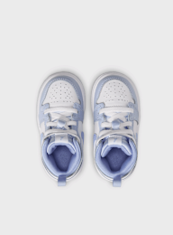 Jordan, Jordan 1 Mid Toddlers hydrogen blue/white/aluminum, blue, Image 6 of 7