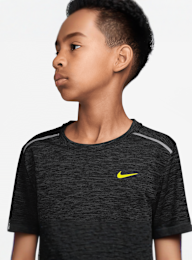 Nike, Dri-FIT Miler Shortsleeve Top, black, Image 3 of 4