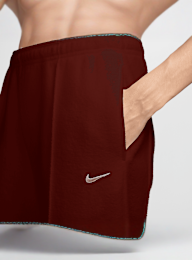 Nike, Studio Fleece Plush Wide Leg Pant, Red, Image 3 of 3