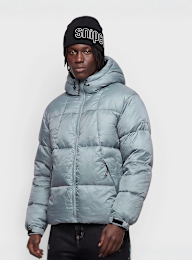K1X, Tag Logo Shiny Puffer, blue, Image 1 of 7