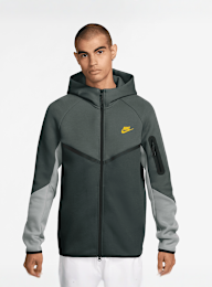 Nike, Tech Fleece Full-Zip Windrunner Hoodie, grey, Image 1 of 3