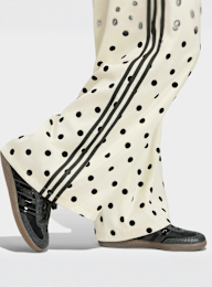 adidas Originals, Satin Polka Dots Wide Leg Pants, beige, Image 4 of 5