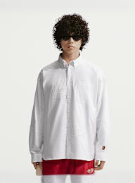 Nike, Club Rules Oxford Futura Longsleeve, white, Image 1 of 5
