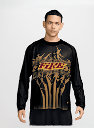 Nike, YMH Longsleeve Football Jersey, black, Image 1 of 3