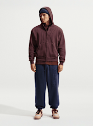 Nike, Solo Full-Zip Graphic Hoodie, Red, Image 6 of 6
