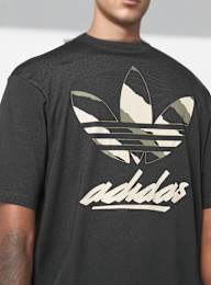 adidas Originals, Camo Logo Tee, black, Image 3 of 5