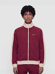 Karl Kani, Signature Sidestripe Pique Trackjacket, red, Image 1 of 4