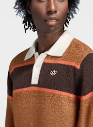 adidas Originals, Knitted Polo, brown, Image 3 of 5