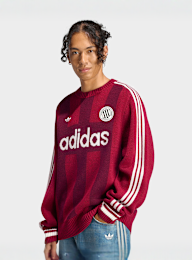 adidas Originals, Graphic Crewneck, Red, Image 1 of 5