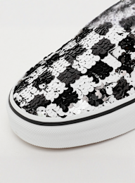 Vans, Classic Slip-On checkerboard, black, Image 6 of 7