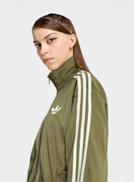 adidas Originals, Firebird Track Top Loose, green, Image 3 of 5