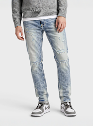Smoke Rise, Vintage Washed Jeans, blue, Image 1 of 4