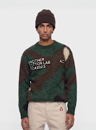 Another Cotton Lab, Another Tarn Knit Sweater, green, Image 1 of 4