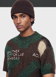Another Cotton Lab, Another Tarn Knit Sweater, green, Image 3 of 4