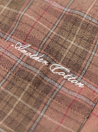 Another Cotton Lab, Another Flannel Shirt, multi-colour, Image 3 of 6