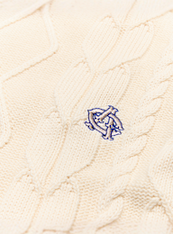 Another Cotton Lab, Another Cable Knit Sweater, beige, Image 3 of 4