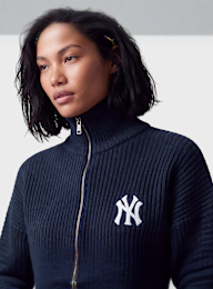 New Era, Cropped Knit, blue, Image 3 of 4