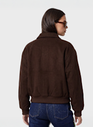 New Era, WMNS MLB Wool Oversized Bomber Jacket, Undefined Color, Image 2 of 4