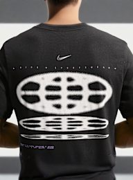 Nike  , Sportswear Studio Globe Tee, black, Image 3 of 6