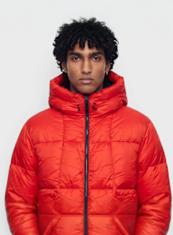zəяo si:x nœf, ZSN Puffer Jacket, Red, Image 3 of 4