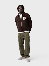 New Era, MLB Logo Varsity Jacket, brown, Image 4 of 4