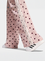 adidas Originals, Satin Polka Dots Wide Leg Pants, beige, Image 4 of 5