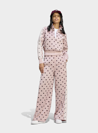 adidas Originals, Satin Polka Dots Wide Leg Pants, beige, Image 5 of 5