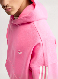 adidas Originals, adiSignature 3 Stripes Hoodie, Pink, Image 3 of 4