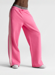 adidas Originals, 3-Stripes Fleece Sweatpant, Pink, Image 1 of 7
