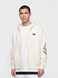 Nike, Sportswear SF Graphic Full Zip Hoodie, white, Image 1 of 4