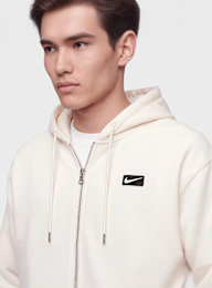 Nike, Sportswear SF Graphic Full Zip Hoodie, white, Image 3 of 4