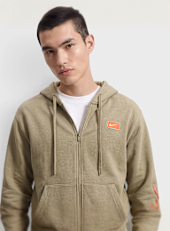 Nike, Sportswear SF Graphic Full-Zip Hoodie, green, Image 3 of 4